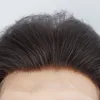 Full Swiss Lace Men Hair Toupee Male Wig Invisible Bleach Hairline Soft Capillary Prothesis Hair Replacement System for Men 4