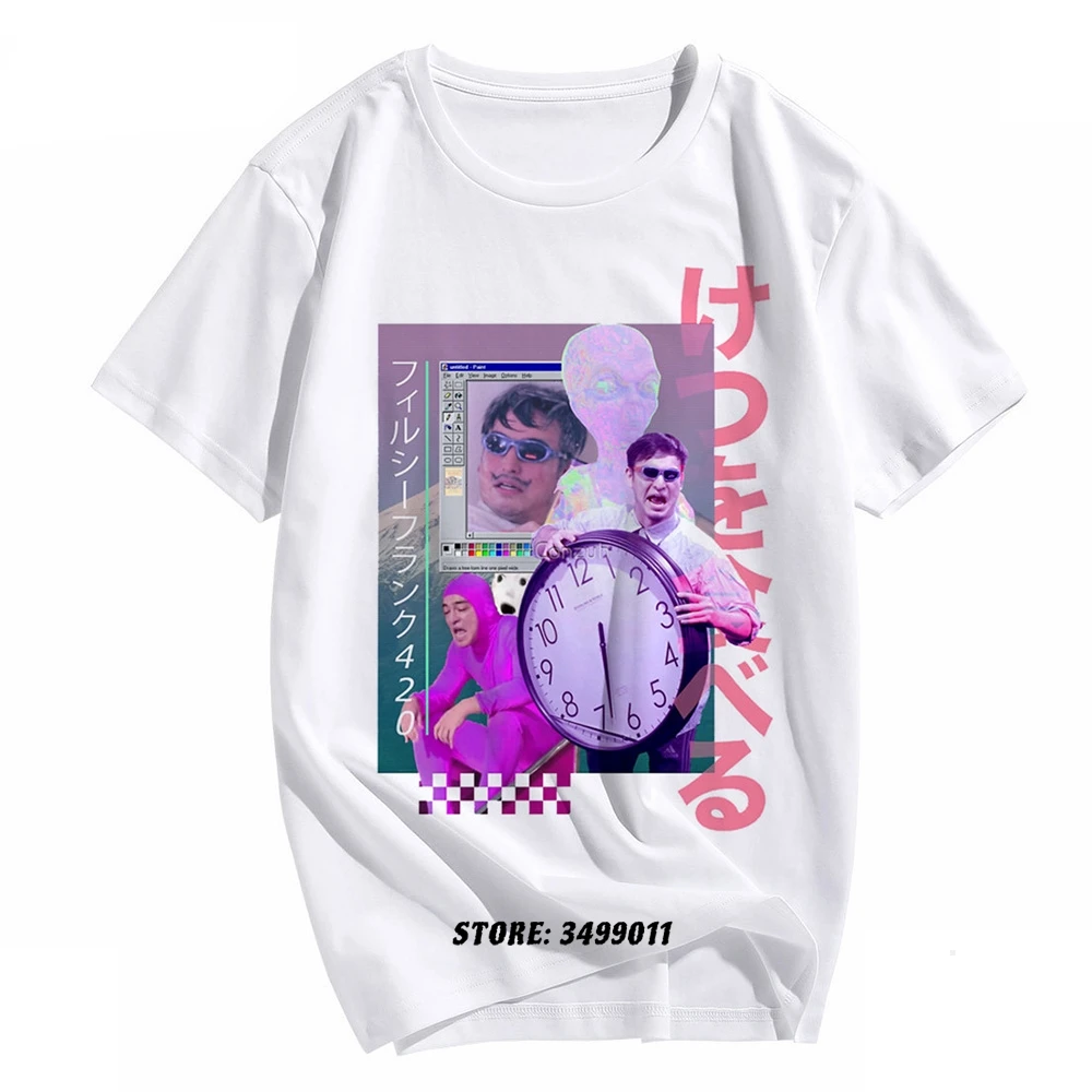 

Art Vaporwave T Shirt Synthwave Harajuk Japanese Aesthetic Men's Tops T Shirt Oversized Camisas Hombre Cotton Clothes