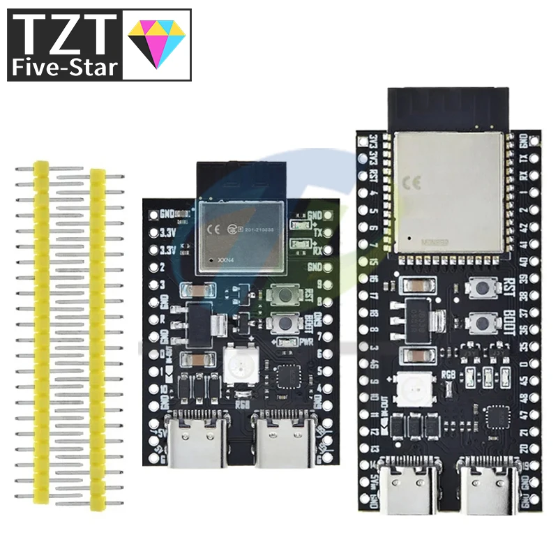 ESP32/ ESP32-S3/ESP32-C3 Dual Typ-C Entwicklungsboard ESP32-C3-DevKitM-1 ESP32-C3-MINI-1 ESP32-S3-DevKitC-1 N16R8
