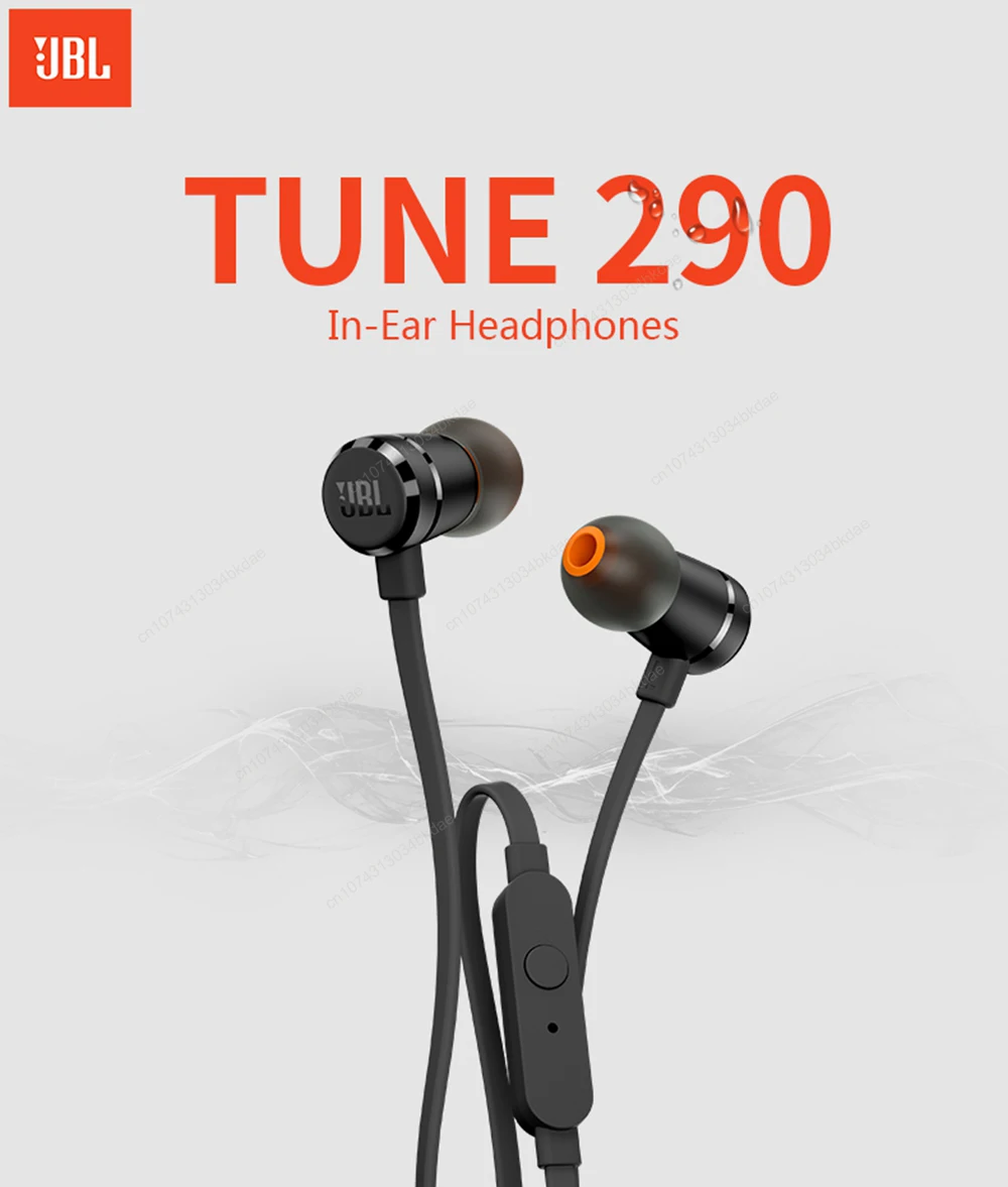 Original Jbl T290 Aluminum In-ear With Pure Bass High Sports Earphones With Universal Button Remote/mic - Earphones & Headphones - AliExpress