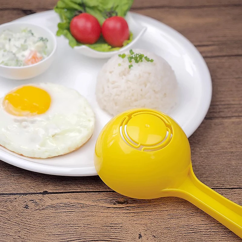 Plastic Shaped Spoon Rice Spoon Non-stick DIY Rice Scoop Mold Rice Ball Spoon Half Round Porridge Spoon Kitchen Accessories