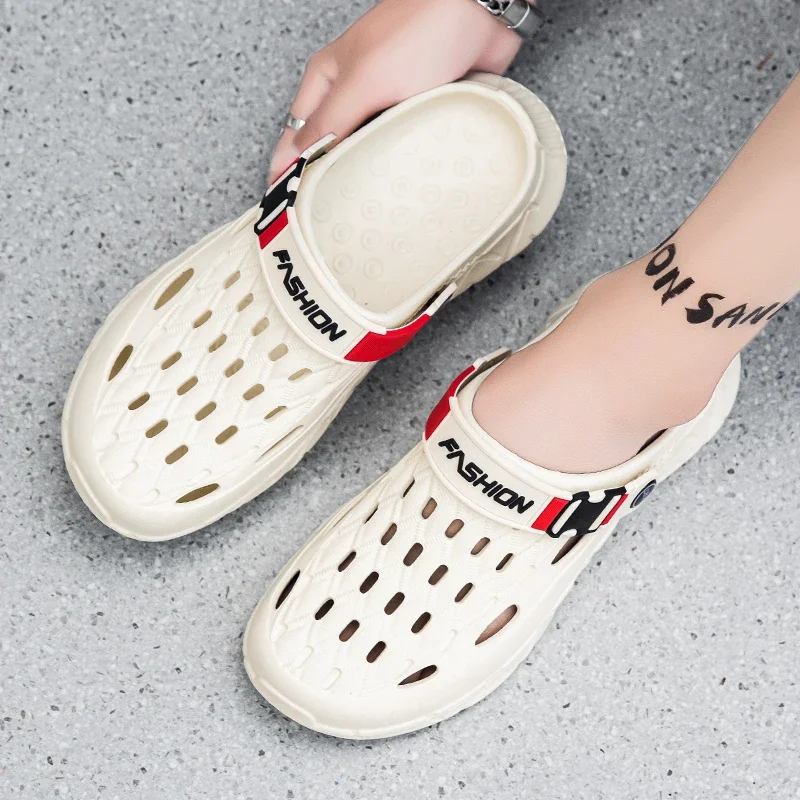 Summer men's sandals, anti-slip thick-soled, indoor and outdoor anti-slip beach slippers, large-sized sandals, shoes for men