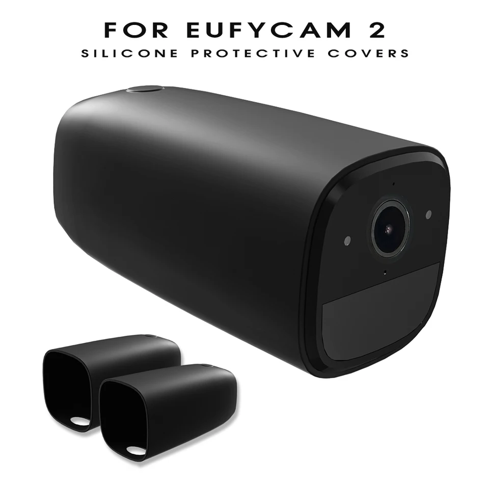 EufyCam 3C Protective Silicone Skin (2-Pack) – Rainproof Cover, Easy Install, Stealth Design For Outdoor Security Cameras - View #2