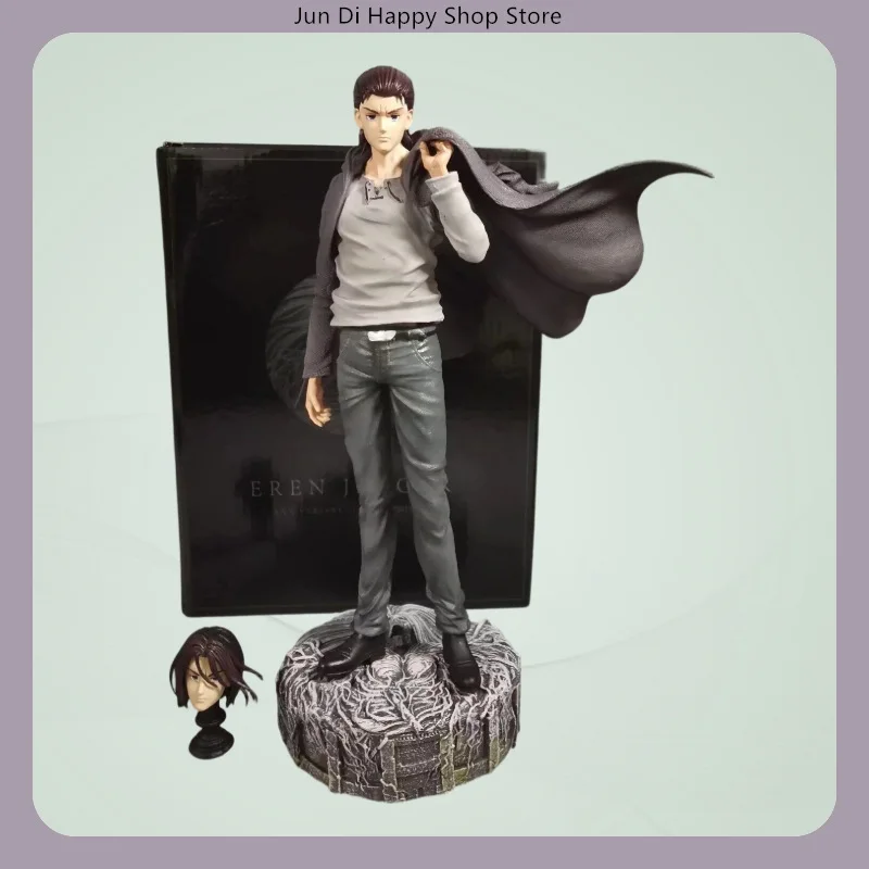 Attack on Titan Eren Jaeger Standing Pose Anime Figure - 30cm Collector's Edition Ornament