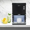 Countertop Nugget Ice Maker Dispenser Chewable Cubes 33lb Capacity Convenient Stainless Steel Easy Touch Controls Filtered Water 2