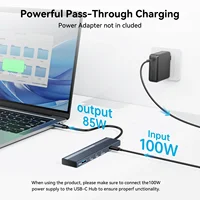 Acasis 10Gbps USB-C Hub Docking Station 4K/60HZ USB-C Video Output PD 100W Input 2*USB-C 3.2 USB A for Macbook/Dell XPS - Image 4