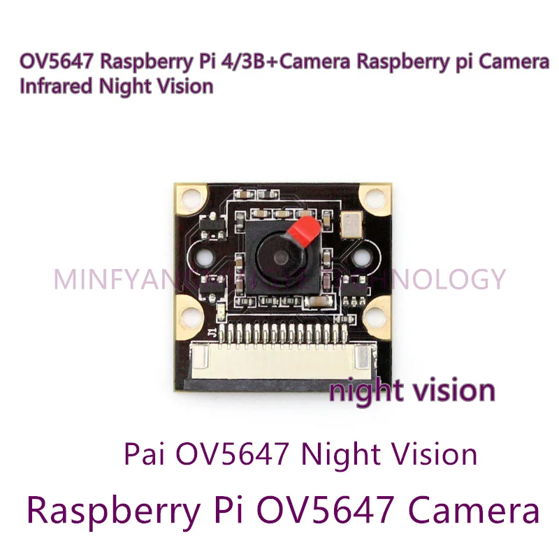 1 Pz/Lotto Rpi-Camera-E Ov5647 Raspberry Pi 4/3B + Fotocamera Raspberry Pi Camera Visione Notturna A Infrarossi