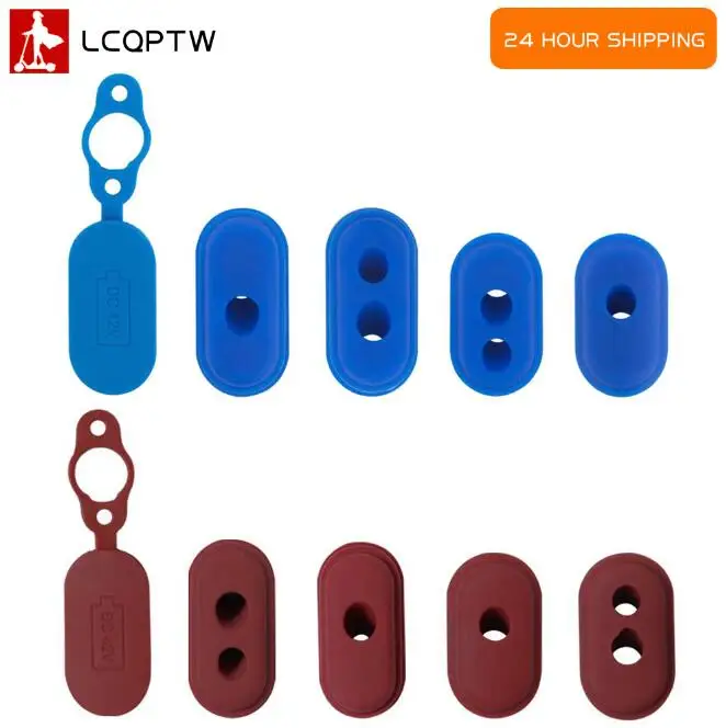For Xiaomi Mijia M365 1S Pro Pro2 Scooter Elétrico Porta De Carga À Prova Dwaterproof Água Capa Caso Poeira Borracha Plug Peças