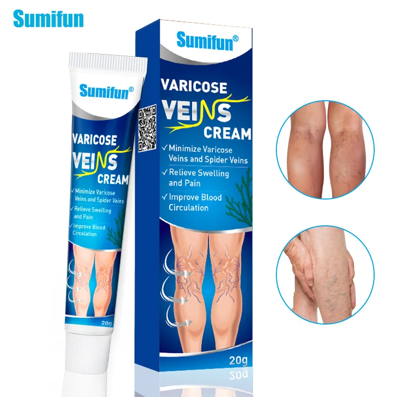 

Sumifun vein cream blue vein Lishu ointment earthworm leg vascular cream 20g K10025