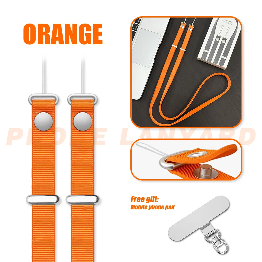 Crossbody Phone Lanyard Necklace Strap - Anti-drop Portable Shockproof Accessory