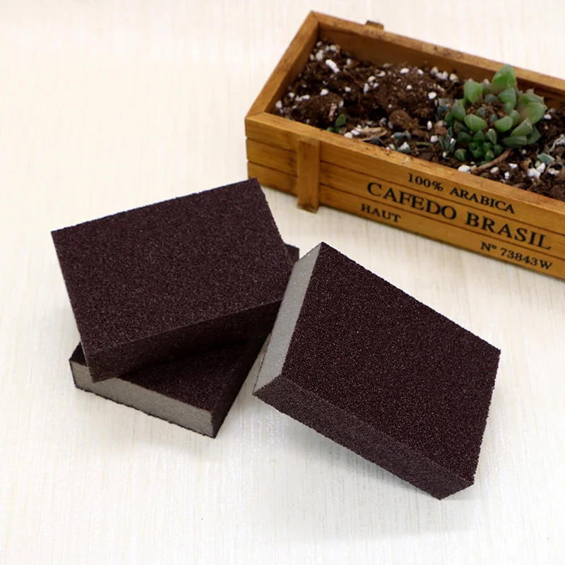 2/4/6/8/10Pcs Magic Sponge Eraser Carborundum Removing Rust Cleaning Brush Descaling Clean Rub for Cooktop Pot Kitchen Sponge 4