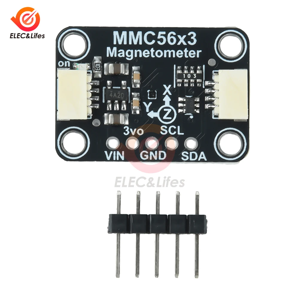 Module MMC5603 Capteur Magnétique 3 Axes 20 Bits I2C pour Drone