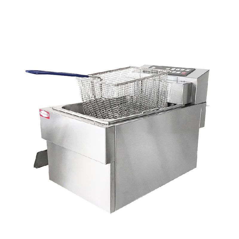 

Stainless Steel Deep Frying Pan EF-903 Commercial Computer Version Fryer Large Capacity Fried Chicken Fries Deep Frying Pan
