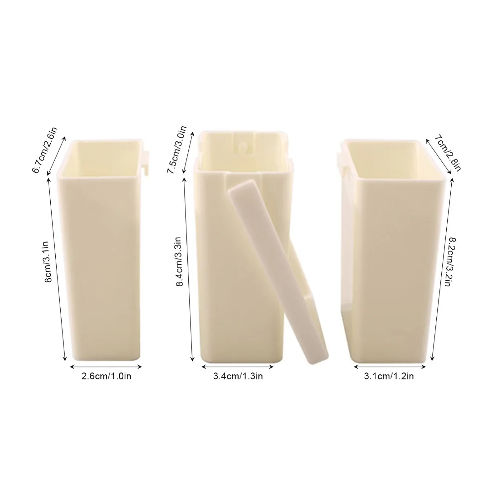 3개 3.1×2.6×1인치, 3.3×3×1.3인치, 3.2×2.8×1.2인치 접이식 페인트 물통 3 in 1 분리형 수납공간 아트 브러쉬 세척통