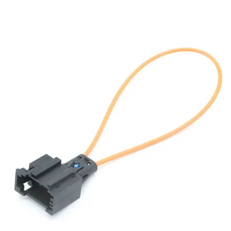 SOS FIX MOST Fiber Male Optic Loop Bypass Female Adapter For Mercedes VW Audi Porsche car wire cable adapter automobile connector