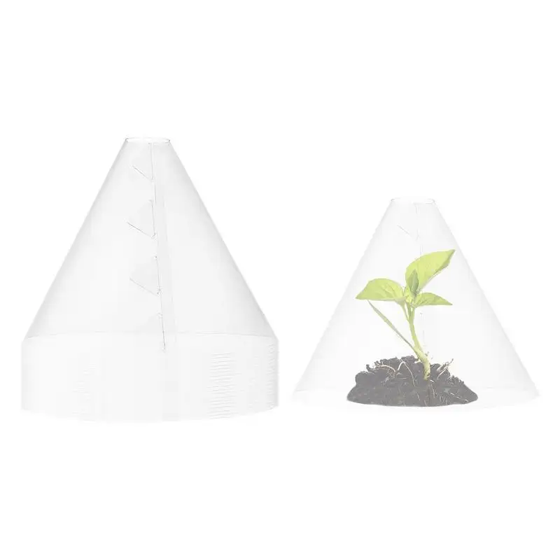 

Plant Protectors From Animals Reusable Bell Plant Cover With Top Vent Design Clear Frost Protection Plant Cover For Animals