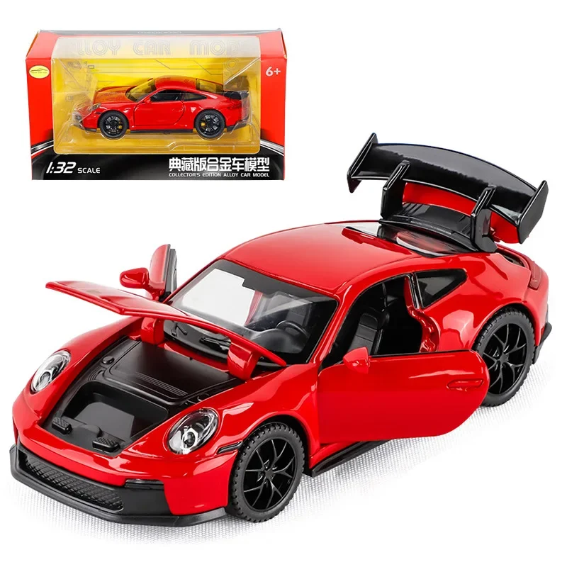 Alloy Metal Pull Back Die-cast Car 1:32 Porsche Panamera Diecast Metal Pullback Toy car with Openable Doors & Light, Music Boys Gifts Toys for Kids((Color AS PER Stock