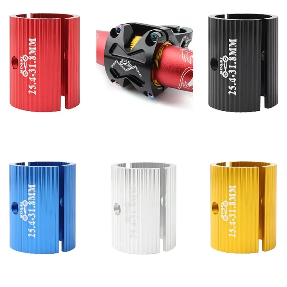 Bike Handlebar Conversion Shim 25.4 To 31.8mm 31.8 To 35mm Aperture Adapter Spacer Conversion Shim Bike Bar Bore Adjuster Adapte bicycle accessories,bike handlebar adapter