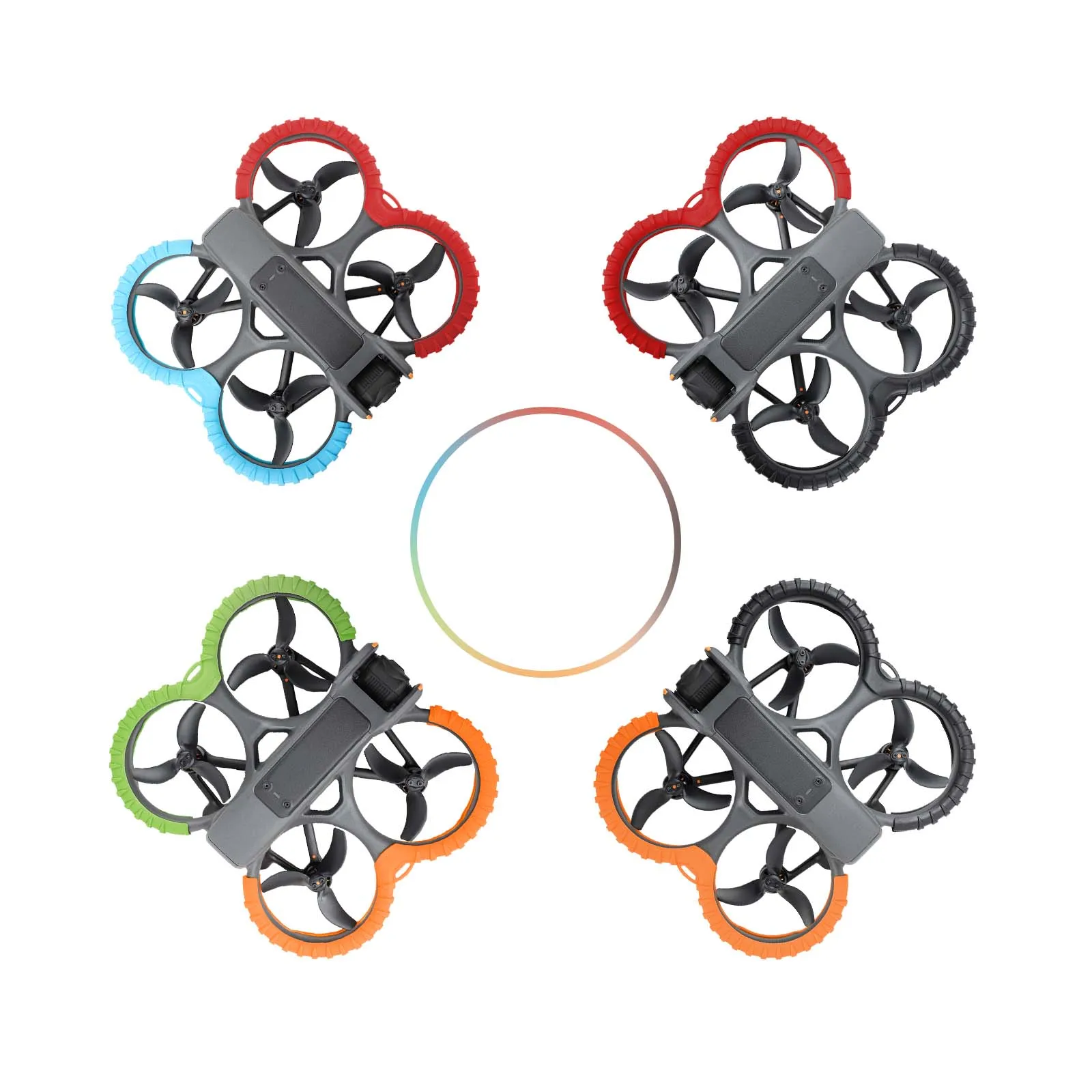 Protège-hélices drone DJI Mini 3 Pro - Noir, Orange, Bleu