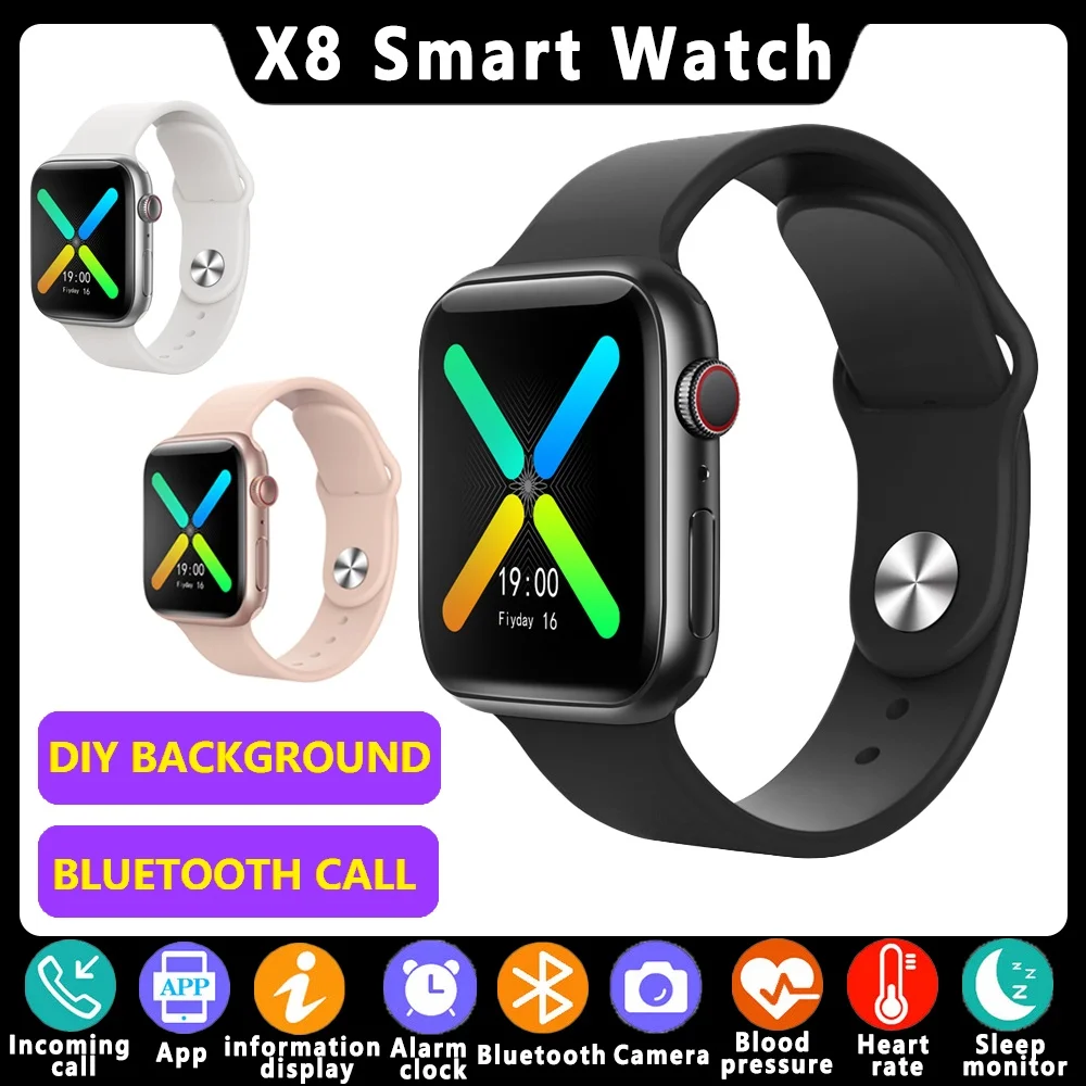 IWO 13 Max X8 smart watch, Bluetooth heart rate monitor for Android iPhone  men's and women's children's watches - AliExpress