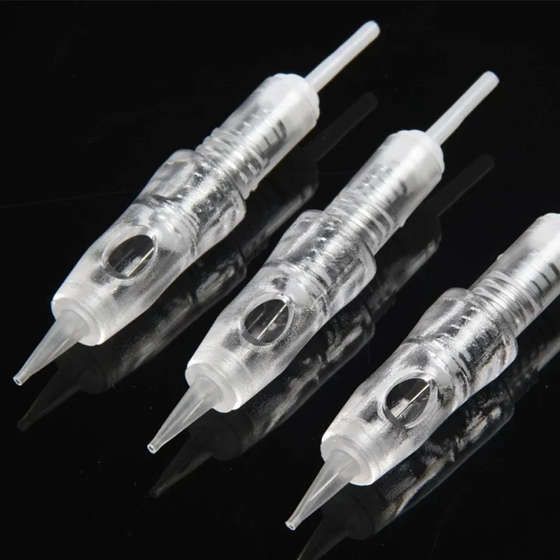 

10pcs 1R/2R/3R/5R/5F/7F Screw Tattoo Needles Sterilized Permanent Makeup Machine Tattoo Cartridge Needles Microblading Needle