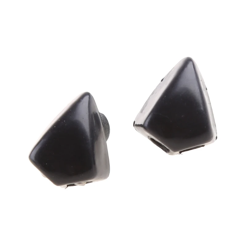 

2Pcs Black Plastic Window Windshield Washer Sprayer Nozzle For