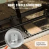 VEVOR Frame Support for Horizontal Shear Saw Length Adjustable 355-914mm Support for Wood Work w Outdoor Galvanized 3