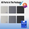 Microfiber Cleaning Cloth, 6 Pack - Premium Cloth for Glasses, Lens, Screens & More 20CM*20CM BY Dhoptical 2