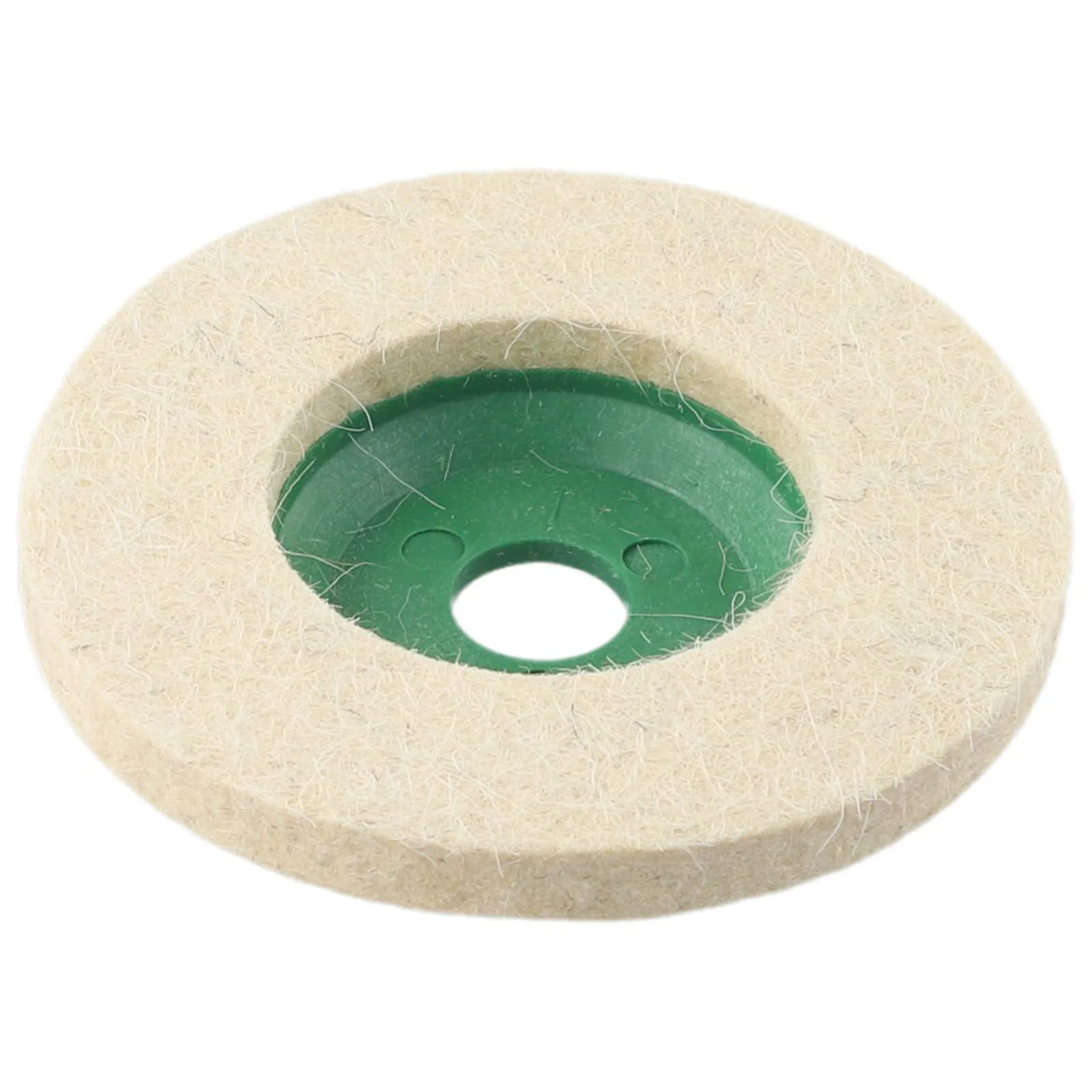 

High Quality 100% New Brand Polishing Wheel White + Green 16mm/0.63in Inner Diameter 4 Inch 8mm/0.31in Thickness