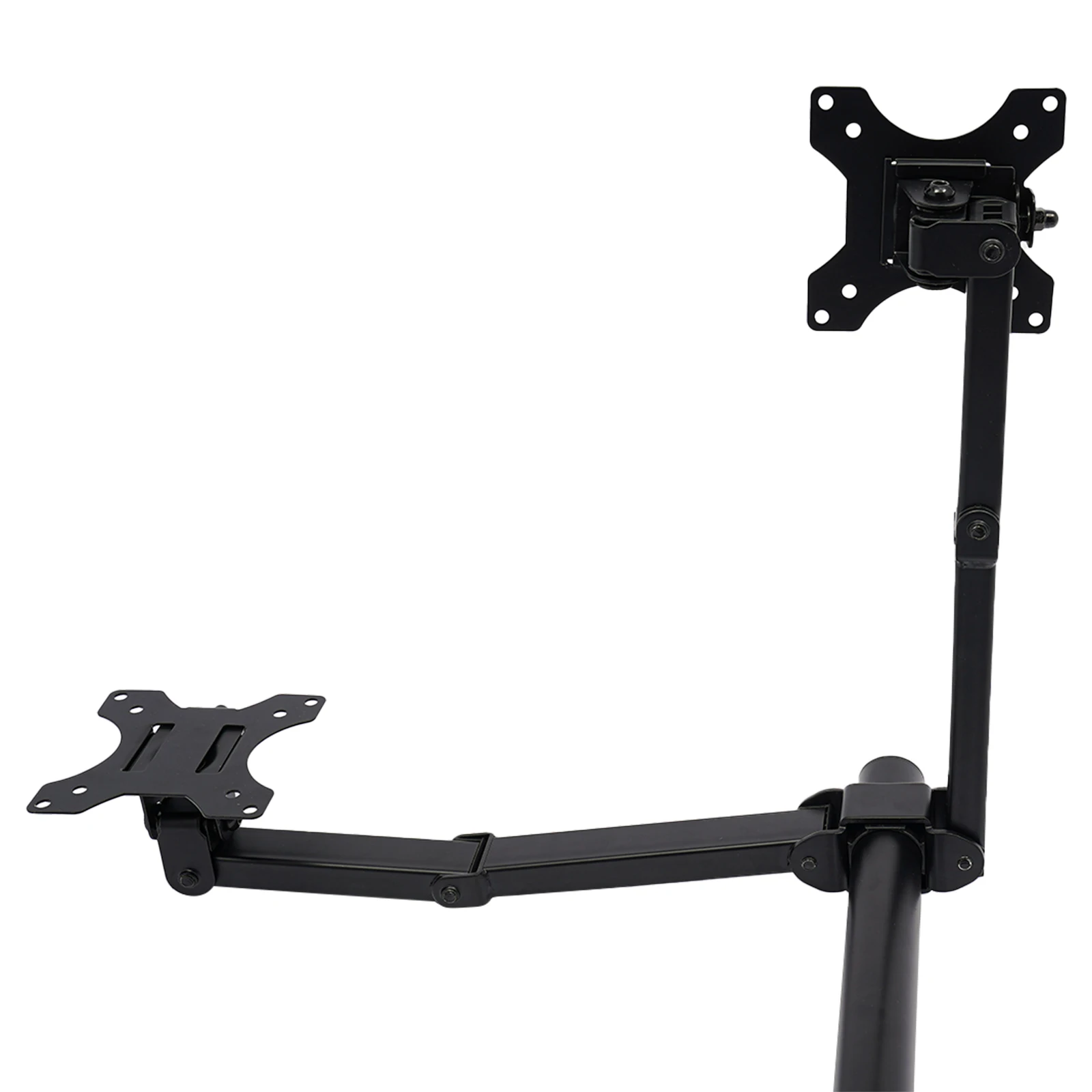 Monitorständer-Erhöhung, 4 Bildschirme, verstellbare Halterung, 360 ° Dreharme, verstellbar, 19,8 Pfund Kapazität für Dual-/Quad-Monitore – Detail 22