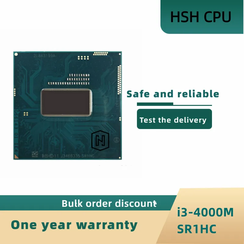 

Intel CPU I3-4000M I3 4000M SR1HC 2,4G/3M HM86 HM87, официальная версия, отдельные детали, бесплатная доставка