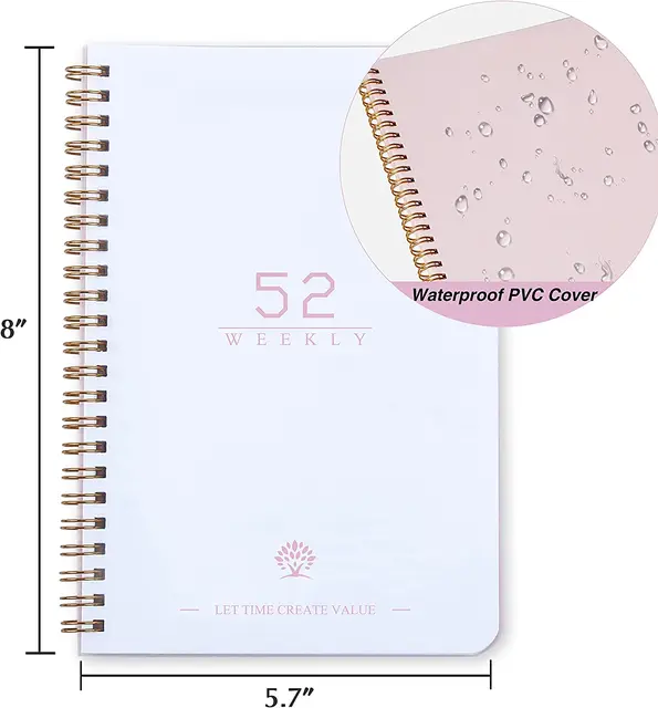 2023 A5 Agenda Planner Notebook Diary Weekly Planner Goal Habit Schedules Journal Notebooks For School Stationery Office 5