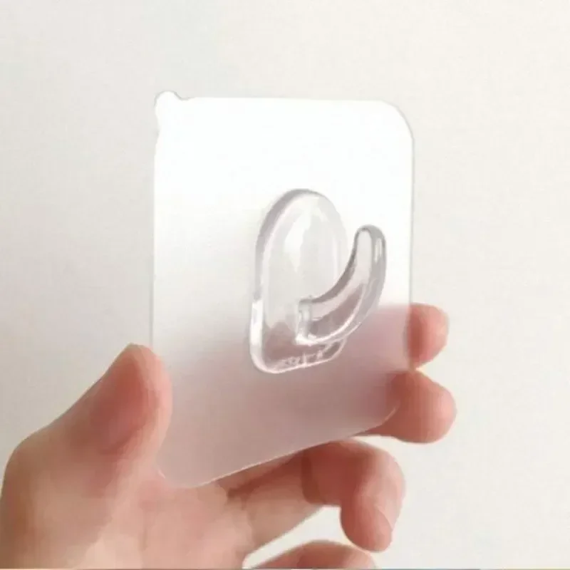 Description Picture 3 of itemPunch-free Adhesive Hook Kitchen Items Stickers Home Decor Keys Holder Bathroom Storage Organization Garden Kitchenware Hooks