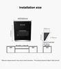 DMWD Household Range Hood Side Suction Mini Range Hood Kitchen Oil Smoke Cleaner Exhauster Lampblack Machine Ventilator 220V 5