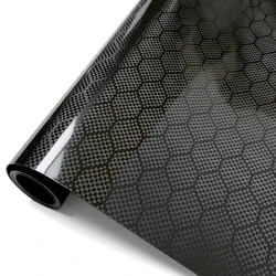 Matte Black Waterproof Vinyl Wrap - 50cmx200cm (Gloss Diamond Carbon)