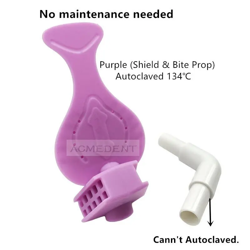 

Dental Mouth Props Bite Blocks Isolation 1*Step Suction Oral Dry Airway Shield