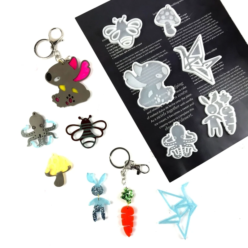 

Animal Shaped Resin Mold Jewelry Casting Silicone Mold for Kids Adults DIY Craft