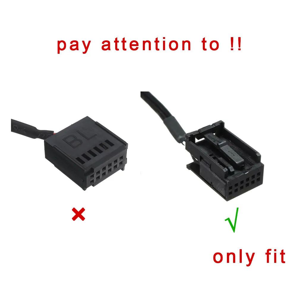 

Black Audio Adapter MIC AUX Bluetooth Car For Ford Focus Mondeo Fusion Fiesta Galaxy Useful Accessories High Quality