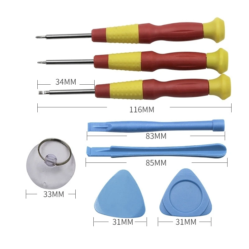 8-in-1 disassembly tool set for smartphone repair tool kit screwdriver kit TORX 0.8