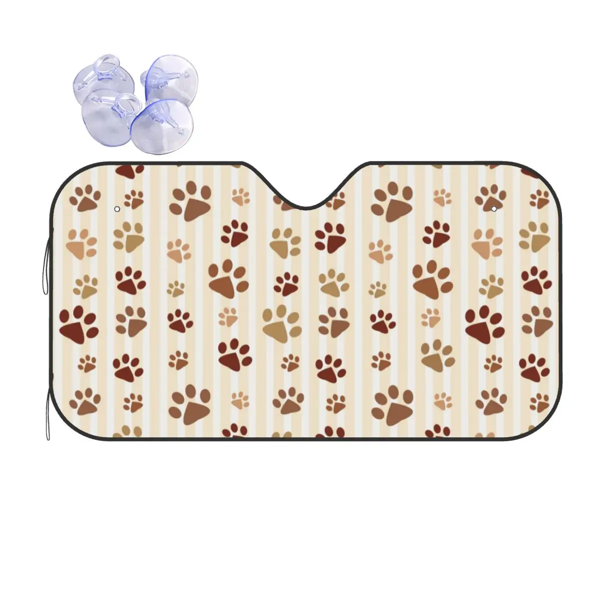 

Cute Cat Dog Paw Windshield Sunshade Animal Funny Car Front Windshield 70x130cm Sunshade Visor UV Protector