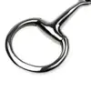 Stainless Steel Horse Snaffle, Bit Tack, Training Bit, Portable,with Rings,Horse Mouth Bit,Horse Chewing Snaffle for Outdoor 5