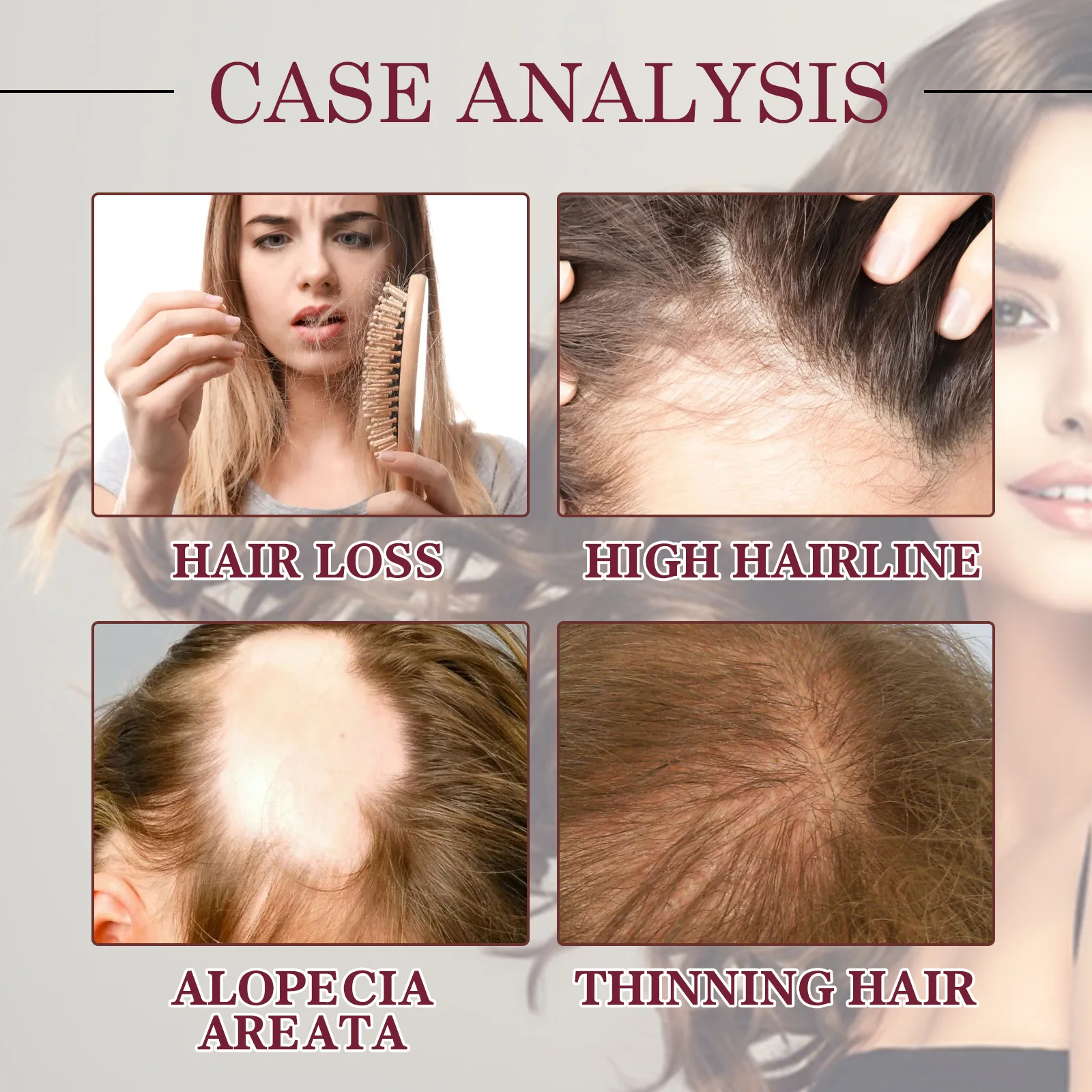 hair growth serum spray prevent hair loss scalp treatment improve alopecia red onion essential oil
