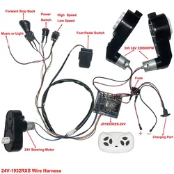 Deluxe Children's Electric Car DIY Kit with Motion and Swing Functions (JR1932 24V full set)