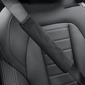 1/2 pezzi coperture per cinture di sicurezza per auto universali protezione per le spalle della cintura di sicurezza in peluche coperture per cinture di sicurezza morbide per auto accessori interni per auto