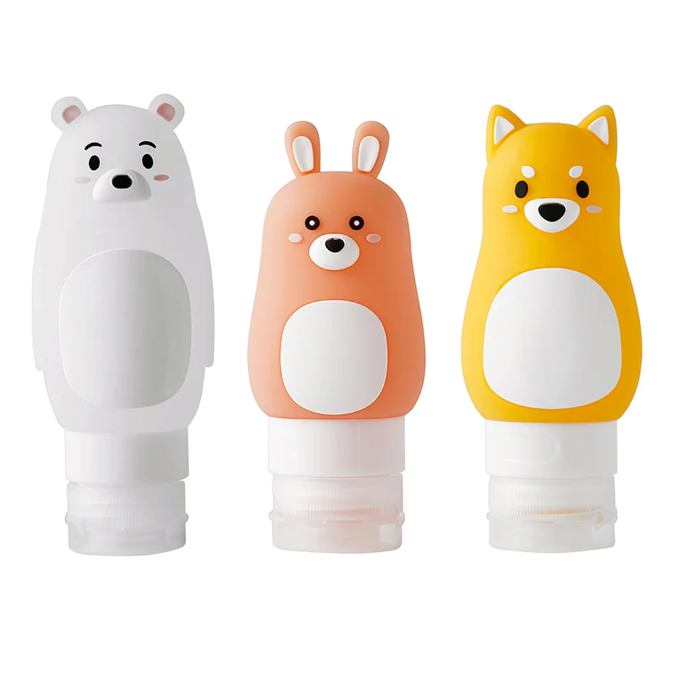 

Travel Bottle Shampoo Liquid Body Wash Portable Lotion Bottles Cartoon Shower Gel
