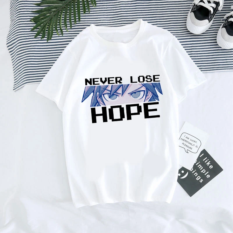 Danganronpa T  ϼ Ouma Kokichi ׷ Ƽ / Kawaii Nagito Komaeda Summer Tops Anime ϶ Ƽ Femlae