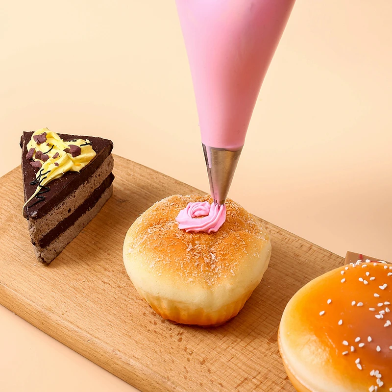 FAIS DU 100 PCS Einweg Pastry Taschen Creme Süßwaren Zuckerglasur-friedliche Taschen Cupcake Fondant Kuchen Dekorieren Tools Backformen – Detail 2