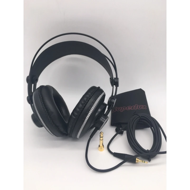 Superlux HD681B 3.5mm Jack Wired Super Bass Dynamic Earphone Noise Cancelling Headset Adjustable Headband Cable studio