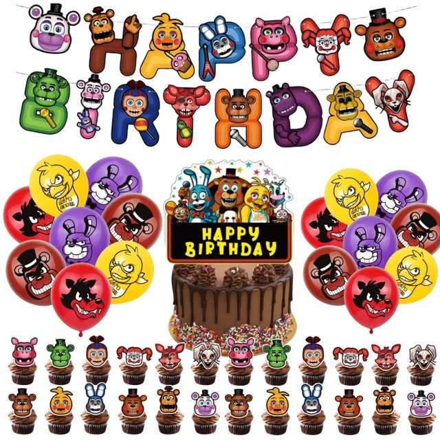 Golden Freddy Appear Fnaf 1  Five Nights Freddy Party Ideas - Birthday  Party - Aliexpress