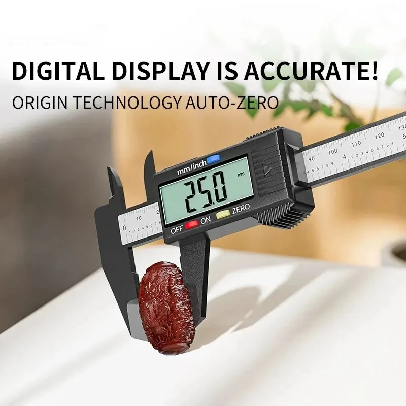 Digital Caliper 150mm 6 Inch Electronic Vernier Caliper Measuring Tool Calliper Micrometer Digital Ruler